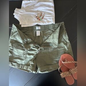 Army Green Shorts